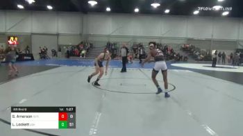 125 lbs Prelims - Gus Amerson, Oregon Outlaws vs Ladarion Lockett, Team USA