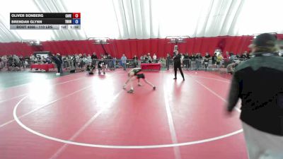 110 lbs Champ. Rd Of 16 - Oliver Sonberg, Caveman vs Brendan Glynn, Thunderbirds