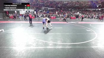 132 lbs Cons. Round 2 - Paytin Primmer, Prairie Wrestling vs Sadie Rudolph, Glenwood City