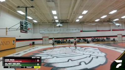 136 lbs Round 5 - Jose Rios, Worland Wrestling Club vs Gilmer Nielsen, Sheridan Wrestling Club