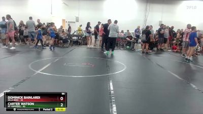 96 lbs Round 5 (6 Team) - Carter Watson, NY Hammers vs Dominick Bainlardi, Killa Bees