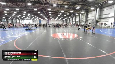 80 lbs Rd# 9- 2:15pm Saturday Final Pool - Logan Lanklani, Team Ohio vs Nehemiah Cortez, Team BAM