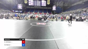 106 lbs Rnd Of 16 - Cailyn Whittier, Wisconsin vs Mary Manis, Florida