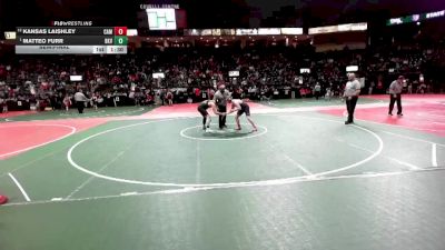 180 lbs Semifinal - Matteo Furr, BKV1 vs Kansas Laishley, CAM2