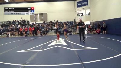 124 lbs Cons. Round 2 - Isla Baeza, Missouri Valley vs Taryn Pak, Skyline