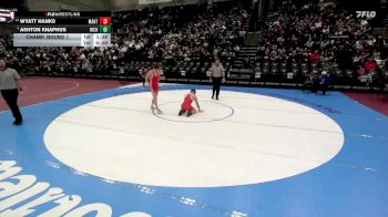 3A 157 lbs Champ. Round 1 - Wyatt Hanks, Manti vs Ashton Knaphus, Richfield