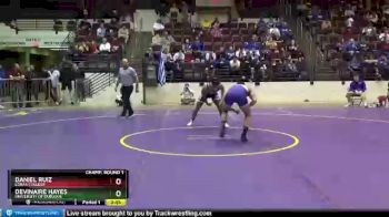 149 lbs Champ. Round 1 - Devinaire Hayes, University Of Dubuque vs Daniel Ruiz, Loras College