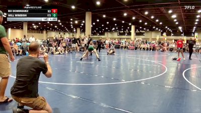 132 lbs Round 2 (4 Team) - Bo Dominguez, Nashville Catholic Irish vs Will Wimbish, Venice Takedown Club