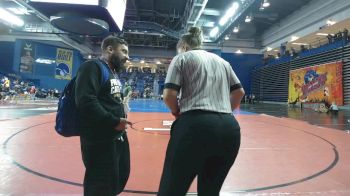 130 lbs Champ. Round 2 - Blayr Strawser, Lehighton Area vs Marleigh Singh, Mountain ViewHS