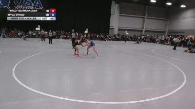 105 lbs Champ. Rd Of 16 - Myla Ottow, Ascend Wrestling Academy vs Miley Bernshausen, Elevate Wrestling Academy