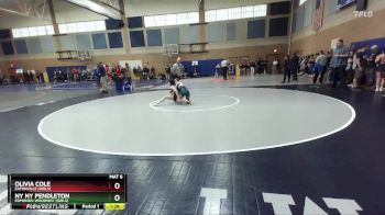 100lbs Champ. Round 2 - Olivia Cole, Eatonville (Girls) vs Ny Ny Pendleton, Edmonds-Woodway (Girls)