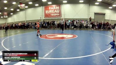 53 lbs Cons. Round 3 - Bodie Anderson, Shenandoah Valley Wrestling Cl vs Battle Brockenbrough, Buena Vista Outlaws