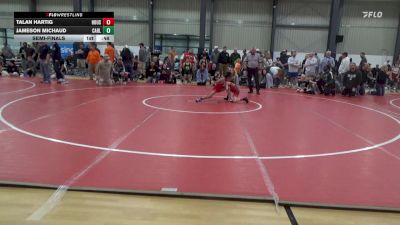 65 lbs Semifinal - Talan Hartig, Houston vs Jameson Michaud, Carlisle