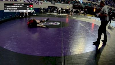 144 lbs Round Of 16 - Christian Anderson, Military Magnet vs Henry Slager, Dixie