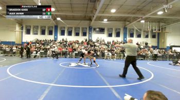 126 lbs Semifinal - Braedon Goes, Saint John's Prep vs Alex Javier, Somerset Berkley