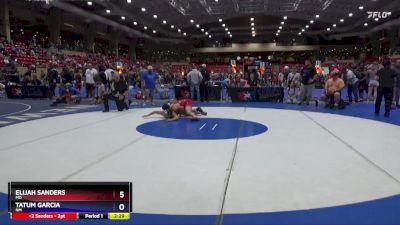 165 lbs Cons. Round 4 - Elijah Sanders, MO vs Tatum Garcia, NM