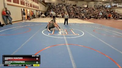 150 lbs Cons. Round 7 - Weston Steinepreis, Highland vs Andrew Montero, Mesa