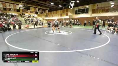 285 lbs Cons. Round 5 - Ethan Naus, Frontier vs Luke Kingman, Murrieta Valley