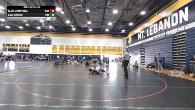 112 lbs 5th Place - Ella Campbell, Burrell vs Ava Diulus, Pine-Richland