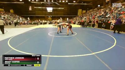 5A-175 lbs Cons. Round 3 - Brody Harper, Newton vs Matthew Johnson, Great Bend