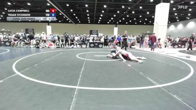 155 lbs Cons. Sub-semis - Lucia Campbell, Nebraska Wrestling Academy vs Tegan O'Connor, Putnam City West