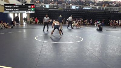 125 lbs Champ. Round 3 - Chris Sautter, Victor Valley College vs Connor Jeong, Santa Rosa Junior College