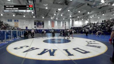 235 lbs Semifinal - Xristina Beard, South Hills vs Tati Velez, Foothill (Santa Ana)