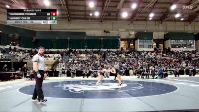 115 lbs 1st Place Match - Aubrey Ohler, Liberty vs Katherine Virgilio, Brunswick
