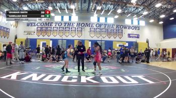 135 lbs Semifinal - Shamari Smith, Gladiator WC vs Kamilliah Rice, Charlotte High