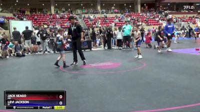 71 lbs Semifinal - Jack Seago, MO vs Levi Jackson, IA