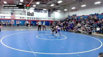 157 lbs Finals (2 Team) - Hayden Rofkahr, University Of The Ozarks vs Jamie Lemon Norris, Mount Union