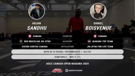 Daniel Boisvenue vs Arjan Sandhu 2024 ADCC Niagara Open