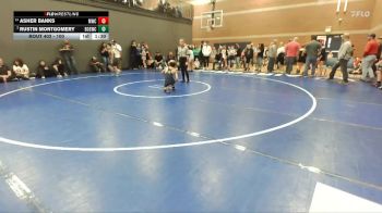 100 lbs Champ. Round 1 - Rustin Montgomery, Brothers Of Steel Wrestling Club vs Asher Banks, Middleton Wrestling Club