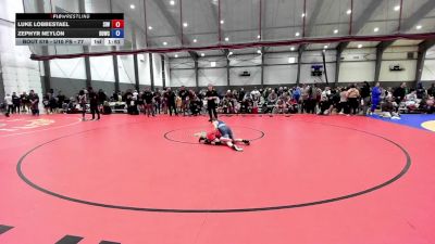 U10 FS - 77 lbs Quarters - Luke Lobbestael, Sunnyside Ironman Wrestling vs Zephyr Neylon, Beaver Dam Wrestling Club