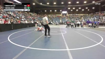 125 lbs 3rd Place Match - Reece Taylor, Tecumseh - Shawnee Heights HS vs Brynn Lowe, Overland Park - Blue Valley Southwest HS