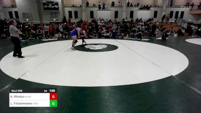 150 lbs Round Of 16 - Kyle Rhoton, North Andover vs Landon Fitzsimmons, Cumberland