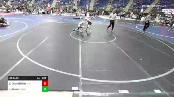 89 lbs Rr Rnd 2 - Beau Grunefelder, Gorilla WC vs Jace Jensen, Nebraska Elite