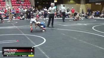72 lbs Round 5 (6 Team) - Xavier Talmich, Ridge Wrestling Club vs Apollo Rock, SlyFox Silver