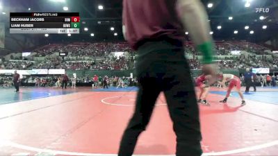 109 lbs Champ. Round 1 - Beckham Jacobs, Lander Legacy vs Liam Huber, Glendive Mat Devils