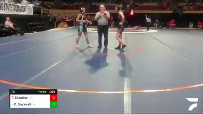 125 lbs Cons. Round 1 - Cydnei Blackwell, Eleanor Roosevelt vs Tia ...