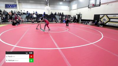 140 lbs Round Of 16 - Jayla Ford, Bixby Girls HS vs Riley Roblyer, Broken Arrow JV