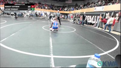 115 lbs Consolation - Paisley Cottman, Smith Wrestling Academy vs Laynie Townley, Lone Grove Takedown Club