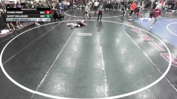 120 lbs Cons. Round 2 - Scott Bollinger, West Valley (Spokane) vs Ryder Perry, Moscow