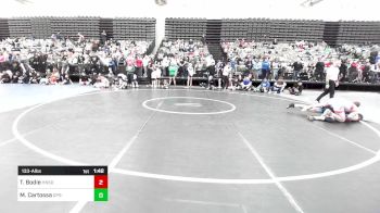 133-A lbs Quarterfinal - Tristyn Bodie, Honesdale vs Mike Cartossa, GPS Wrestling Club