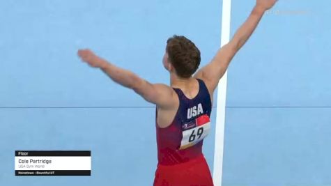 Cole Partridge - Floor, USA Gym World - 2021 US Championships