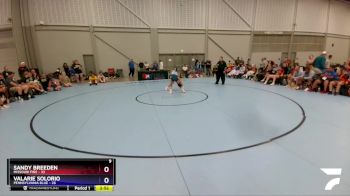 100 lbs Round 2 (8 Team) - Sandy Breeden, Missouri Fire vs Valarie Solorio, Pennsylvania Blue