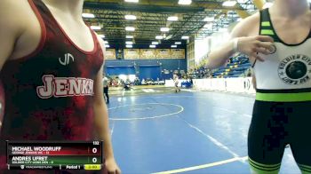 132 lbs Round 3 (8 Team) - Laine Anker, George Jenkins WC vs Jacob Bowen, Soldier City Lions Den