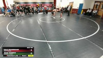 165 lbs Cons. Round 3 - Kale Wickersham, Rock Springs vs Eddie Rodrick, Natrona County