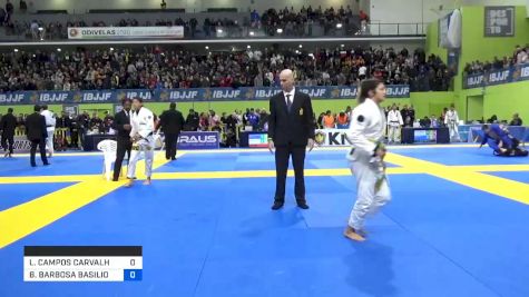 LARISSA CAMPOS CARVALHO vs BIANCA BARBOSA BASILIO 2020 European Jiu-Jitsu IBJJF Championship