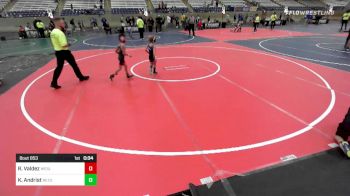 46 lbs Rr Rnd 5 - Roman Valdez, Wesley WC vs Keo Andrist, ReZults Wrestling